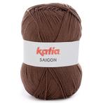 Katia Saigon - 17 bruin - Acryl Garen, Hobby en Vrije tijd, Breien en Haken, Ophalen of Verzenden, Nieuw