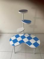 Bijzettafel - Hout, Polycarbonaat - Bijzettafel retro