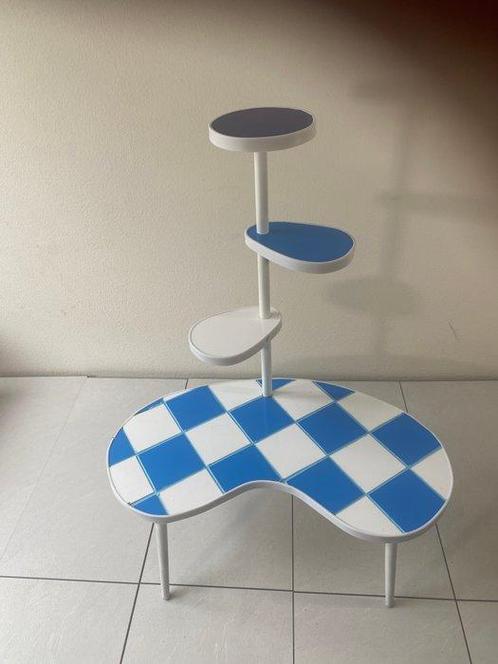 Bijzettafel - Hout, Polycarbonaat - Bijzettafel retro, Antiek en Kunst, Kunst | Designobjecten