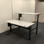Zir-Sta Duo bureau elektrisch met CPU houders, 2x 160x80 cm,