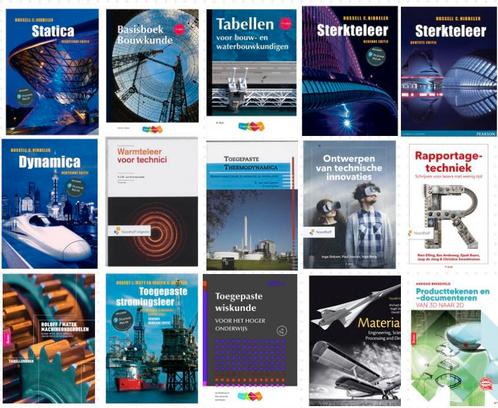 werktuigbouwkunde studieboeken, Boeken, Studieboeken en Cursussen, Zo goed als nieuw, Verzenden