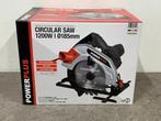 Veiling - Powerplus cirkelzaag 1200W ø185mm, Doe-het-zelf en Verbouw, Gereedschap | Zaagmachines, Gebruikt