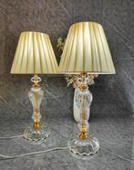 Artelight - Tafellamp - kristal - glas - brons - verguld