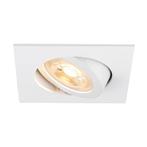 SLV NEW TRIA inbouw spot vierkant GU10 wit - 68mm, Huis en Inrichting, Verzenden, Nieuw, Trendy verlichting