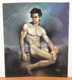 Domingo Alvarez Gomez (1942) - Desnudo masculino - NO, Antiek en Kunst