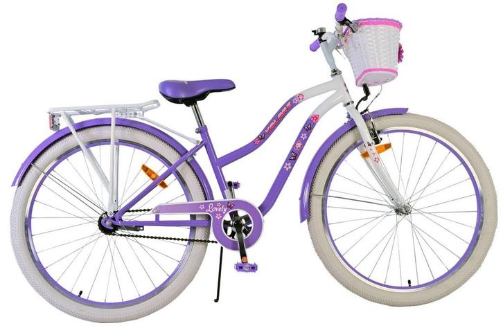 Volare Lovely Kinderfiets - Meisjes - 26 inch - Paars, Fietsen en Brommers, Fietsen | Meisjes, 26 inch of meer, Nieuw, Verzenden