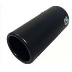 Zwart Uitlaatsierstuk Rond - passend 45-76 mm, Verzenden, Nieuw