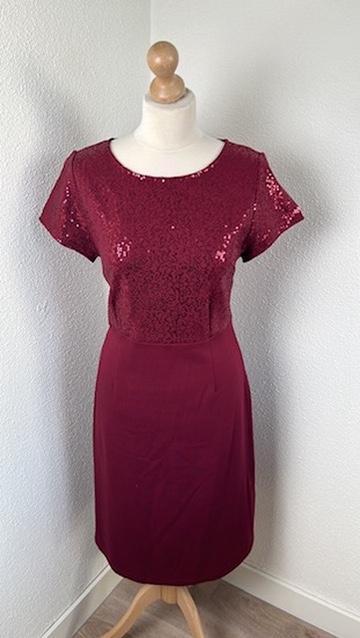 Als nieuwe wijnrode feestjurk van King Louie L, Kleding | Dames, Jurken, Knielengte, Rood, Maat 42/44 (L), Nieuw, Ophalen of Verzenden