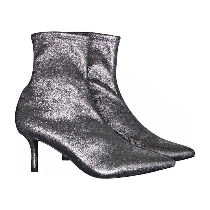 Senso • zilveren enkellaarsjes • 36, Kleding | Dames, Schoenen, Grijs, Nieuw, Verzenden