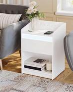 Nachtkastje met LED, USB &amp; Lade – Modern en Functioneel, Verzenden, Nieuw