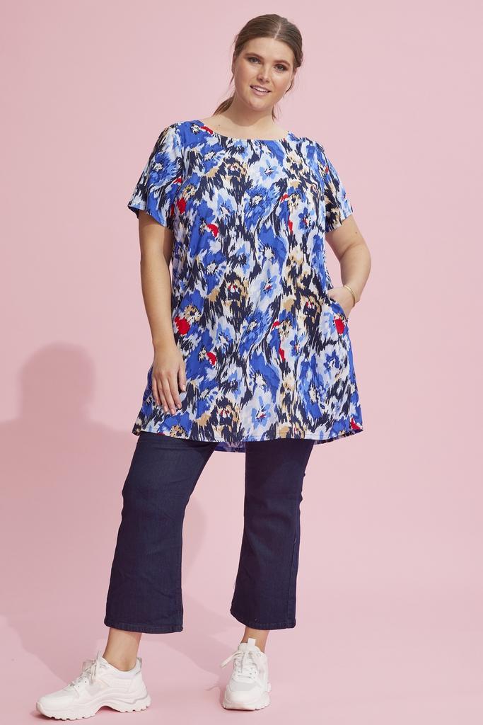 ZHENZI tuniek Selah print Maat:, Kleding | Dames, Blouses en Tunieken, Overige kleuren, Nieuw, Verzenden