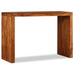 vidaXL Wandtafel 110x40x76 cm hout met honingkleurige, Huis en Inrichting, Tafels | Bijzettafels, Verzenden, Nieuw