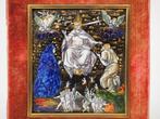 Limoges email, Christus in het oordeel boven het vagevuur -, Antiek en Kunst