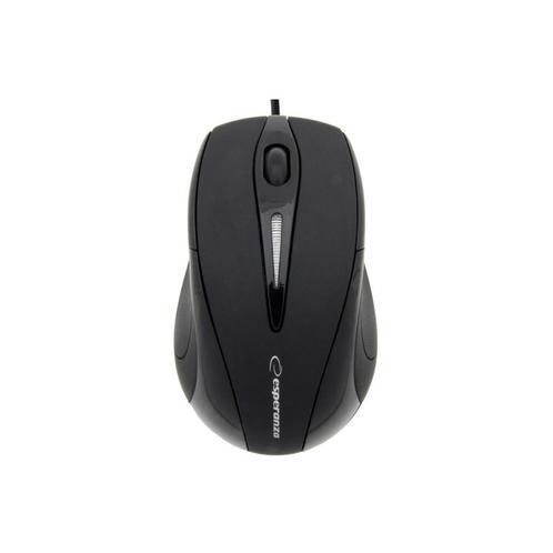 Esperanza USB optische muis 1000dpi EM102K, Computers en Software, Muizen, Linkshandig, Rechtshandig, Bedraad, Nieuw, Ophalen of Verzenden