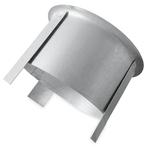 Platte tuit Ø 125mm met klem voor in systeemplafond H=60mm, Verzenden, Nieuw