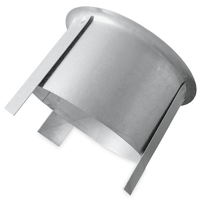 Platte tuit Ø 125mm met klem voor in systeemplafond H=60mm, Doe-het-zelf en Verbouw, Ventilatie en Afzuiging, Nieuw, Verzenden