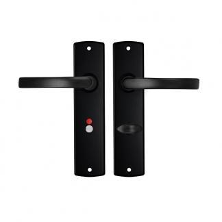 Deurbeslag | Deurklink met wc-sluitingsschild | AXA | Curve, Doe-het-zelf en Verbouw, Hang- en Sluitwerk, Nieuw, Verzenden