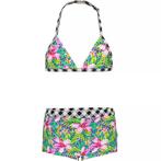 Just Beach-collectie Bikini met shorts (tropical), Kinderen en Baby's, Kinderkleding | Maat 92, Nieuw, Meisje, Just Beach, Sport- of Zwemkleding