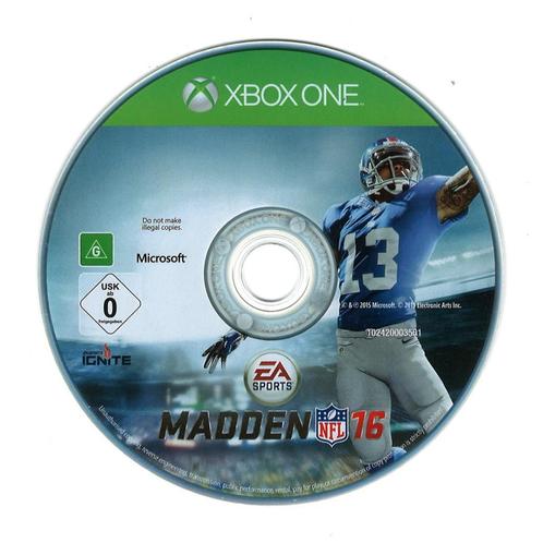 Madden NFL 16 (losse disc) (Xbox One), Spelcomputers en Games, Spelcomputers | Xbox One, Gebruikt, Verzenden
