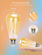 Aigostar LED Gloeilamp - Dimbaar - 6W - E27 - 4 Stuks, Verzenden, Nieuw