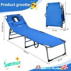 2dekans | Coast 5-Positie Verstelbare Vouwbare Loungestoel –, Tuin en Terras, Tuinsets en Loungesets, Ophalen of Verzenden, Zo goed als nieuw