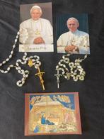 Rozenkrans (5) - Sint Johannes Paulus II (zilver metaal,, Antiek en Kunst, Antiek | Boeken en Bijbels