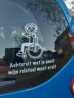 Minder valide sticker / autosticker mindervaliden € 10,95, Auto diversen, Autostickers, Verzenden