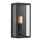 Atlanta Muurlamp Zwart Buitenverlichting Strak & modern, Tuin en Terras, Verzenden, Nieuw