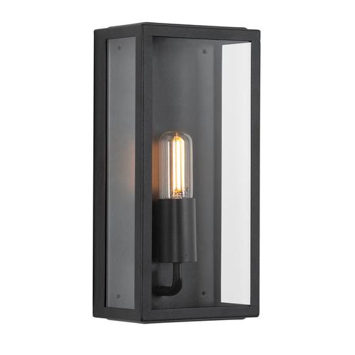Atlanta Muurlamp Zwart Buitenverlichting Strak & modern, Tuin en Terras, Buitenverlichting, Verzenden