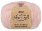 DROPS Brushed Alpaca Silk Uni Colour - 20 zandroos - Wol G, Ophalen of Verzenden, Nieuw