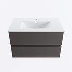 MONDIAZ VICA 80cm badmeubel onderkast Dark Grey 2 lades., Ophalen of Verzenden, Nieuw, Bad
