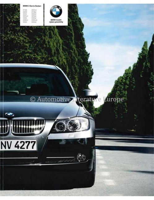 2007 BMW 3 SERIE SEDAN BROCHURE NEDERLANDS, Boeken, Auto's | Folders en Tijdschriften, BMW