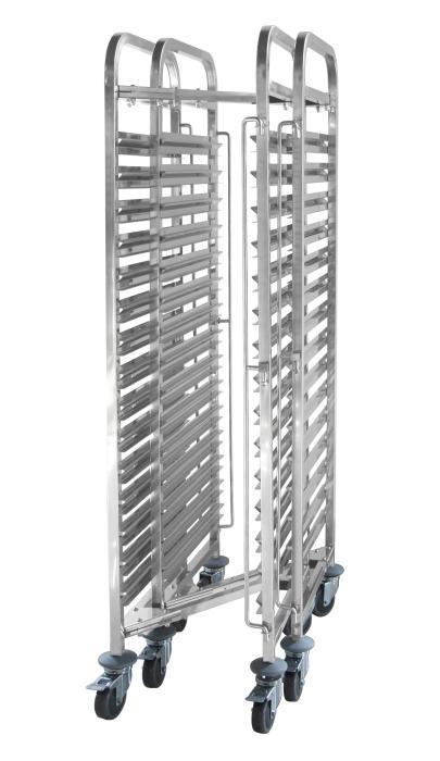 Regaalwagen | Inklapbaar | RVS | 15 x GN 1/1 | 445 x 610..., Zakelijke goederen, Horeca | Meubilair en Inrichting, Verzenden
