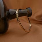 Gouden slavenarmband | Ø 61 mm (tijdloos sieraad), Sieraden, Tassen en Uiterlijk, Armbanden, Ophalen of Verzenden, Gebruikt, Overige kleuren