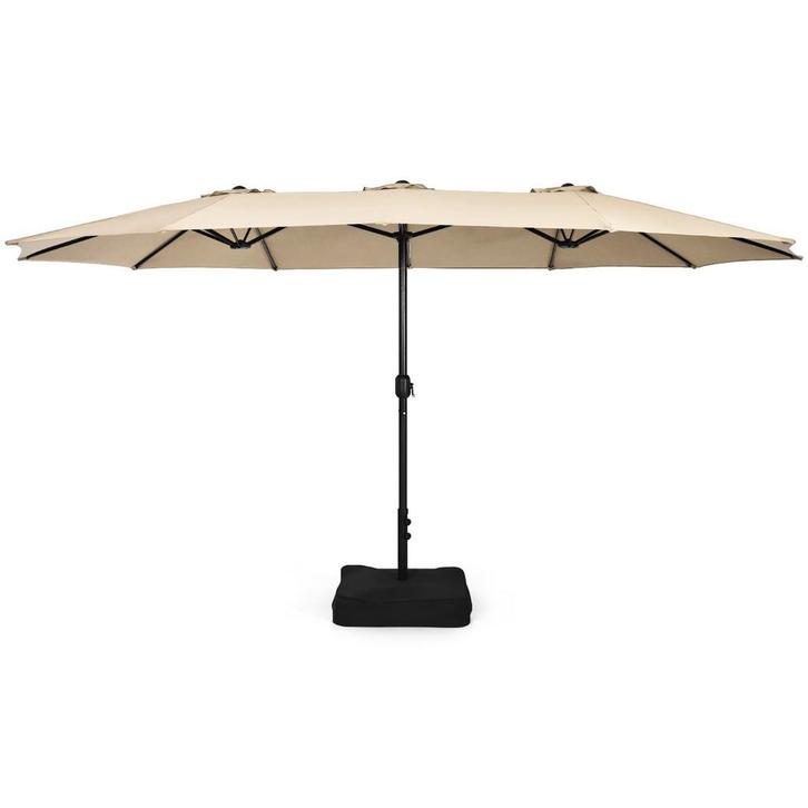LIVSK Dubbelzijdige Parasol - Groot Schaduwoppervlak 451,5 c, Tuin en Terras, Parasols, Nieuw, Verzenden