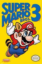 Poster Super Mario Bros 3 NES Cover 61x91,5cm, Verzamelen, Posters, Verzenden, Nieuw, A1 t/m A3