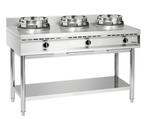 Bartscher Wokkookplaat | Gas | 3 Branders | 34.5kW | 1500x60, Zakelijke goederen, Horeca | Keukenapparatuur, Ophalen of Verzenden