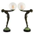 Paar lampen - Max Le Verrier - Lamp - LUEUR LUMINEUSE -