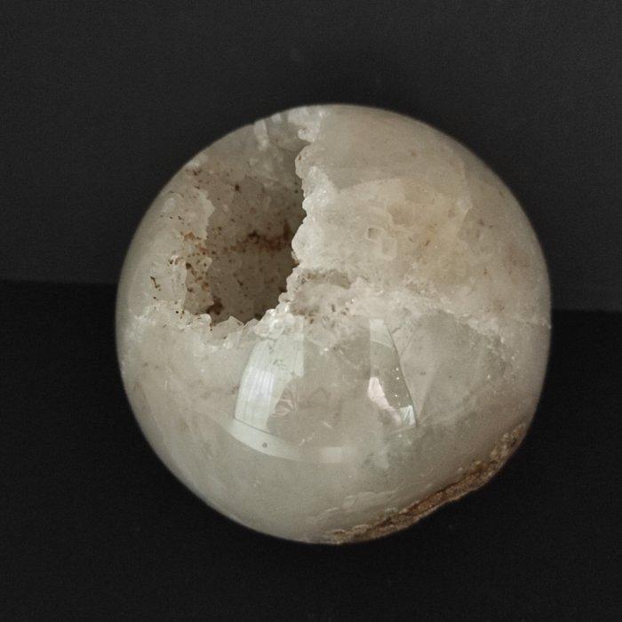 Agaat Bol - Hoogte: 8.9 cm- 680 g - (1), Verzamelen, Mineralen en Fossielen