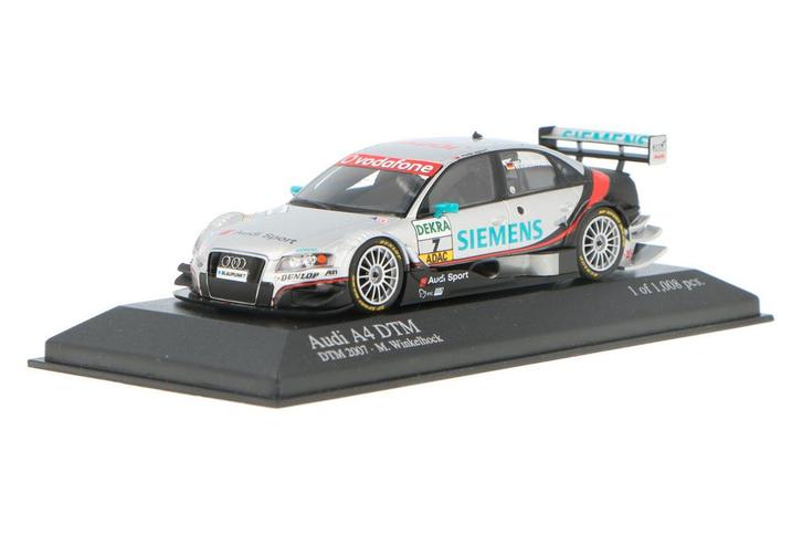 Audi A4 DTM 400071787 Minichamps  Modelauto 1:43 2007, Hobby en Vrije tijd, Modelauto's | 1:43, Verzenden