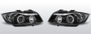 Zwarte Angel Eyes Koplampen voor BMW 3-Serie E90 en E91 2005