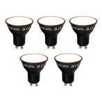 Set van 5 Smart GU10 LED lamp zwart 7W 600 lm 3000K, Huis en Inrichting, Lampen | Losse lampen, Nieuw