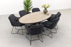 Taste Belmond / GI Edison 220x115 cm. - ovale tuinset, Tuin en Terras, Tuinsets en Loungesets, Verzenden, Nieuw, Rvs, Tuinset