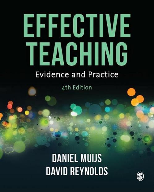 9781473944435 Effective Teaching Muijs, Boeken, Schoolboeken, Nieuw, Verzenden