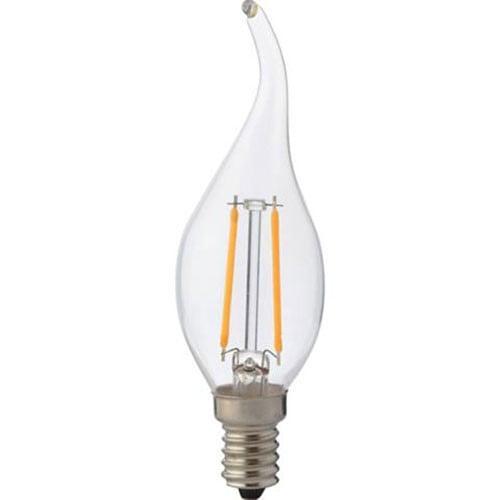 LED Lamp - Kaarslamp - Filament Flame - E14 - 4W - 2700K, Huis en Inrichting, Lampen | Losse lampen, Led-lamp, Nieuw, E14 (klein)