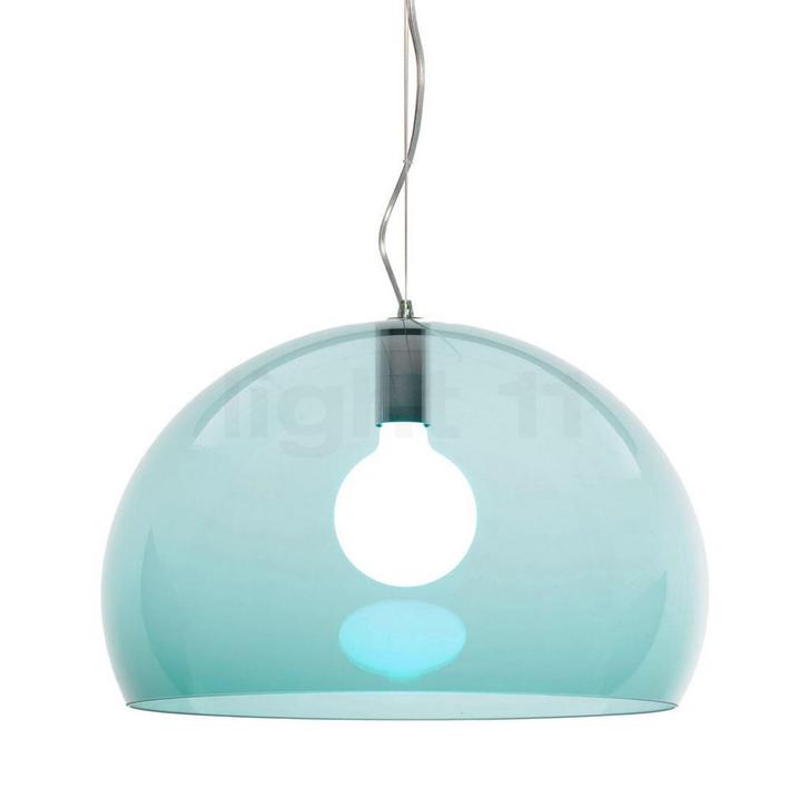 Kartell FL/Y Hanglamp, petroleum blauw (Hanglampen), Huis en Inrichting, Lampen | Hanglampen, Nieuw, Verzenden