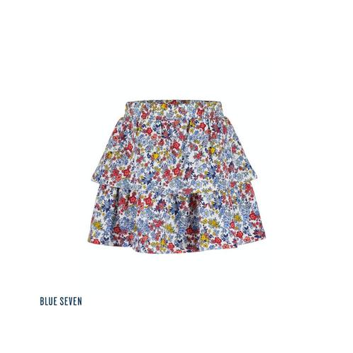 Rok - bloemenprint - maten: 110, 116, 98 - Blue Seven, Kinderen en Baby's, Kinderkleding | Overige, Nieuw, Verzenden