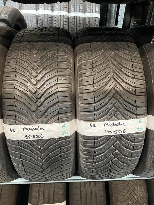 195-55-16 Michelin ALL SEASON 6mm Incl Montage 195 55 16, Auto-onderdelen, Banden en Velgen, 16 inch, All Season, 195 mm, Personenwagen