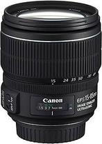 Canon EF-S 15-85 mm F3.5-5.6 IS USM 72 mm filter (geschikt, Verzenden, Zo goed als nieuw, Standaardlens