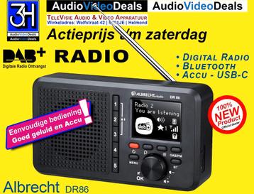 DAB+ digitale radio Eenvoudige bediening Goed geluid Accu beschikbaar voor biedingen